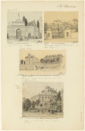 Ecole Polytechnique Porte principale. D.8021(704), En 06–1870