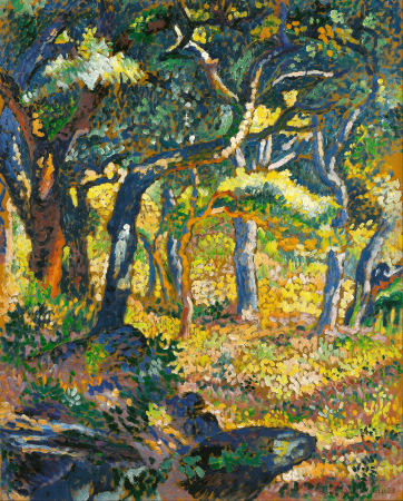 Clearing in Provence (study for „The Clearing“), Henri-Edmond Cross, circa 1906