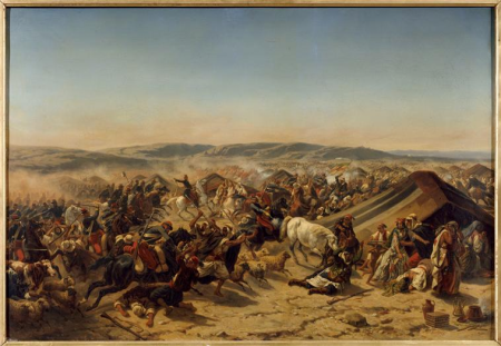 Capture of the Smalah of Abd-el-Kader on May 16, 1943, Hippolyte Bellangé, 1847