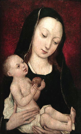 Madonna and Child, Master of the Legend of the Magdalene, from 1490 until 1495