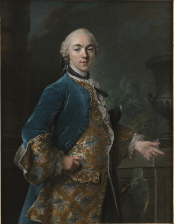 Portrait of Frederik Christian Krag (1726-1763), Louis Tocqué, 1761