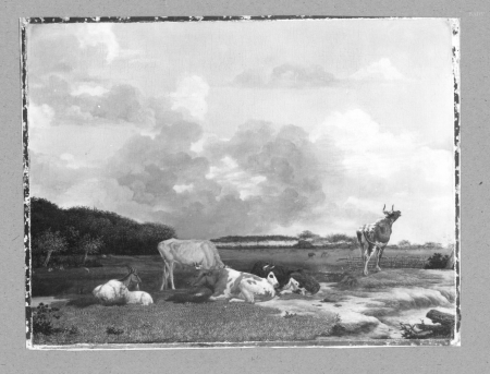 Cows and goats in the pasture, Paulus Potter, circa 1650