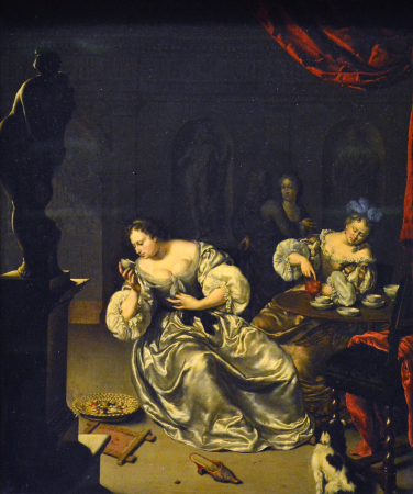 Tea Party, Willem van Mieris, between 1675 and 1750