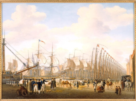 The Secret Power in the port of Vlissingen, Engel Hoogerheyden, 1805