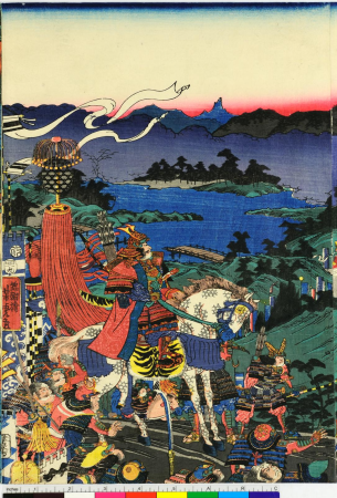 Eiyu Edo nishiki-e 英雄江戸錦絵 (Heroes: Brocade Prints of Edo), Utagawa Yoshikazu, between 1850 and 1859