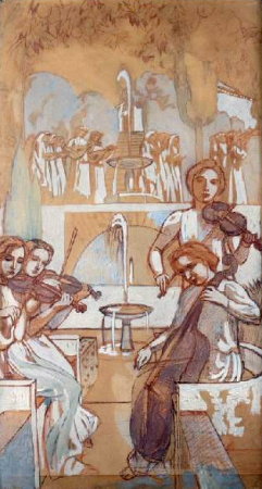 Study for the Quartet, setting for Eternal Summer, Maurice Denis, 1904