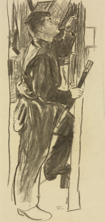 The Signalman Ready to Break Surface. Hm Submarine L7 Art.IWMART1113, Francis Dodd