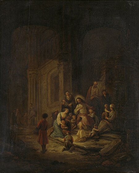 Christ Blesses the Children, Jacob Willemsz de Wet, between 1640 and 1672