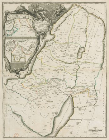 Terrae Sanctae ad Eusebium et D. Hieronymum descriptae a / Guill. Sanson; altera editio ab Aeg. Robert, 1743