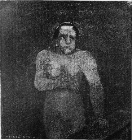 Redon - Misère, c. 1871, Odilon Redon