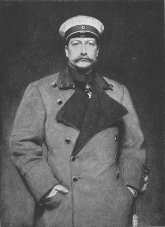 Max Koner - Kaiser Wilhelm II. im grauen Miitärmantel, 1893, Wilhelm II
