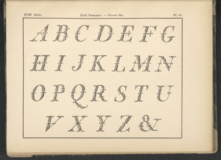 The most beautiful types of letters according to the masters of this art, Alfred Prunaire