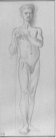 Study after the model for the executioner in Salome dancing before Herod, Gustave Moreau
