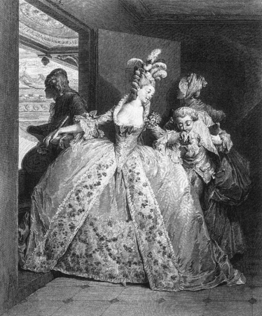 Les Adieux, Nicolas de Launay, 1777