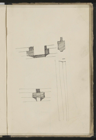 Architectuurstudies, RP-T-1969-745-35(R), Carel Adolph Lion Cachet, circa 1890