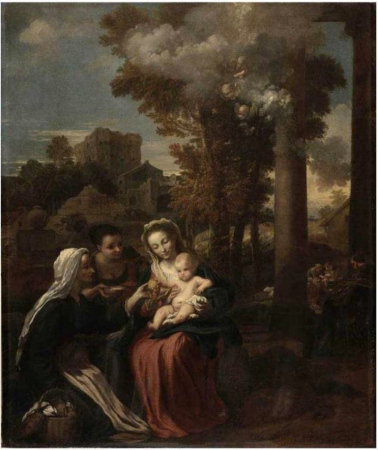 Rest on the Flight into Egypt, Livio Mehus, between 1650 and 1691