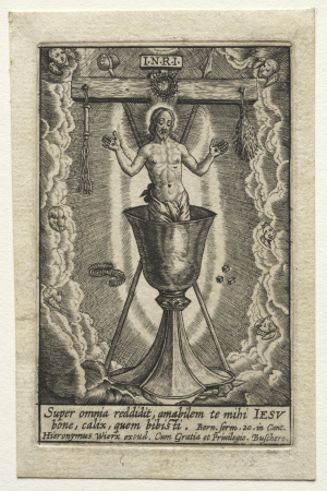 Super omnia reddidit, amabilem..., Hieronymus Wierix