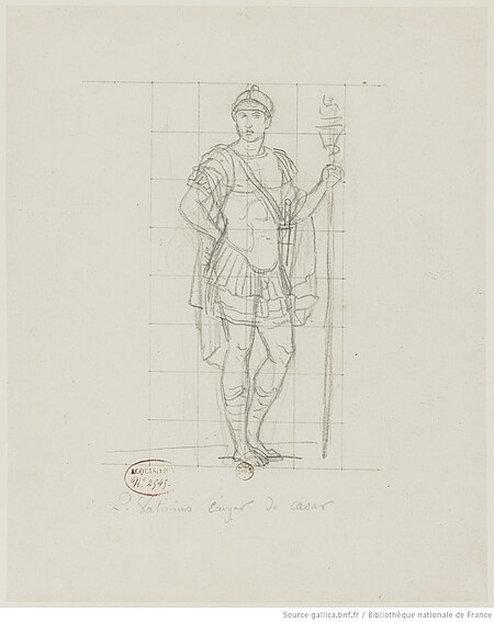David - P(ublius) Vatinius écuyer de César, btv1b10545833m, Jacques-Louis David
