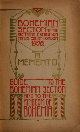 Guide to the Bohemian section and to the Kingdom of Bohemia–Cover, 1906