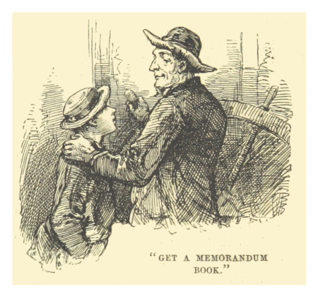 MARK TWAIN(1883) p093 - GET A MEMORANDUM BOOK, 1883