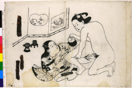 Print, shunga, Torii Kiyonobu, between 1704 and 1711