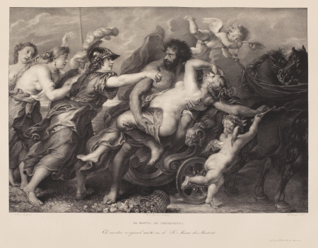 Rape of Proserpine (after Rubens, 1832-7), Peter Paul Rubens, between 1832 and 1837