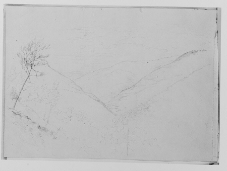 Catskill Clove (from Sketchbook), Thomas Hewes Hinckley, circa 1860–ca. 1864