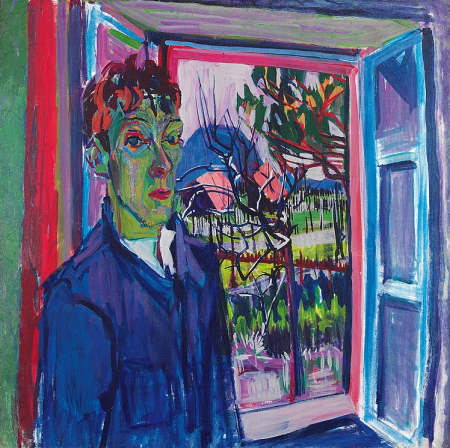 Albert Müller - self-portrait, 1926, Albert Müller