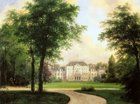 Paleis Het Loo, Andreas Schelfhout, 1838