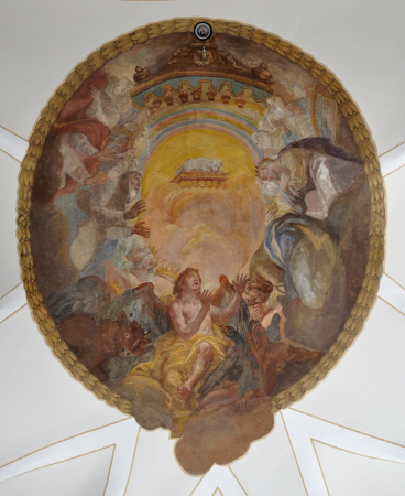 Bodnegg Pfarrkirche Deckengemälde Chor, Andreas Brugger