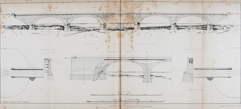 Railway practice. A collection of working plans and practical details of construction in the public works of the most celebrated engineers on the several railways, canals, and other public works (14571800668), Samuel Charles Brees, 1836