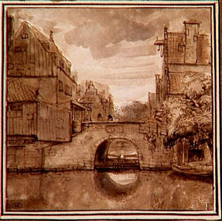 View of the Grimnessesluis in Amsterdam, Abraham Furnerius, between 1621 and 1669