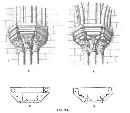 Fig 24 -Vaulting System of the Nave of Paris, Charles Herbert Moore