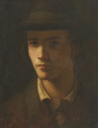 Self-portrait, Heinrich Faust, between 1860 and 1865