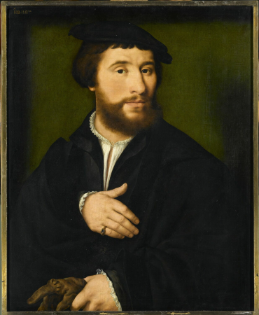 Portrait of an unknown man, Joos van Cleve, circa 1530