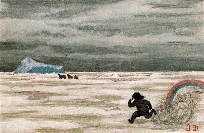 Jakob Danielsen - 07 Kaassassuk runs to bears, Jakob Danielsen, before 1938