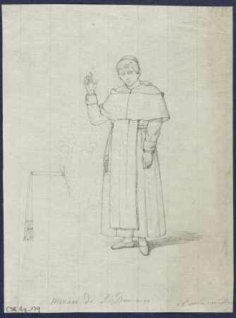 Moine de San Domenico, vue de face, CSR AG 179