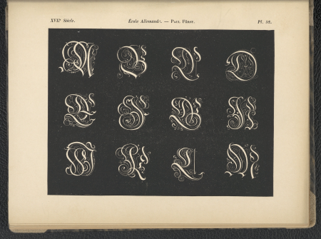 The most beautiful types of letters according to the masters of this art, Alfred Prunaire