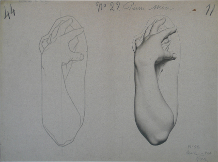 Bargue I - 0022, between 1866 and 1871