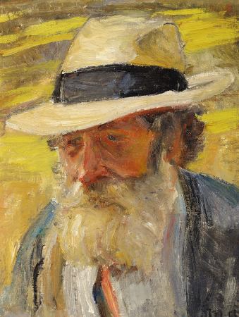 The head of an old man., Michael Peter Ancher, 1913 or 1918