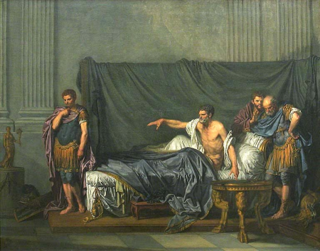 Septimius Severus and Caracalla, Jean-Baptiste Greuze, 1769