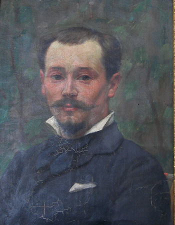 Self-portrait, Jules Contant, between 1867 and 1920