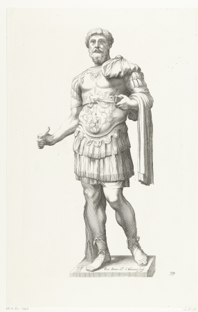 Keizer Marcus Aurelius, RP-P-BI-1343, Cornelis Bloemaert, circa 1636