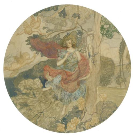 Elle Etait Une Bergere by Charles Conder, Charles Conder