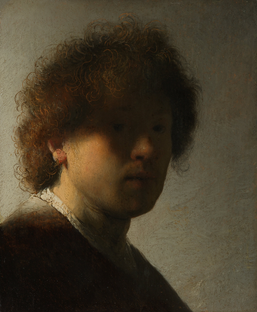 Self-portrait, Rembrandt, between 1628 and 1629