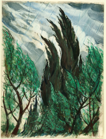Wind in the Tree Tops, C. R. W. Nevinson, between 1928 and 1929