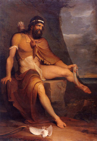 Philoctetes on the Island of Lemnos, James Barry, 1770