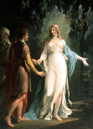 Calypso receiving Telemachus and Mentor in the Grotto, William Hamilton