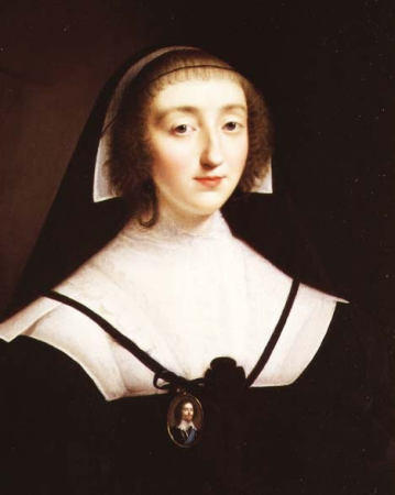 Katherine or Catherine Mannners, Baroness de Ros and Duchess of Buckingham, as a widow, Henri Beaubrun the younger, between 1628 and 1632