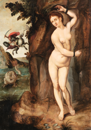 Perseus freeing Andromeda, Michiel Coxie, between 1520 and 1592
